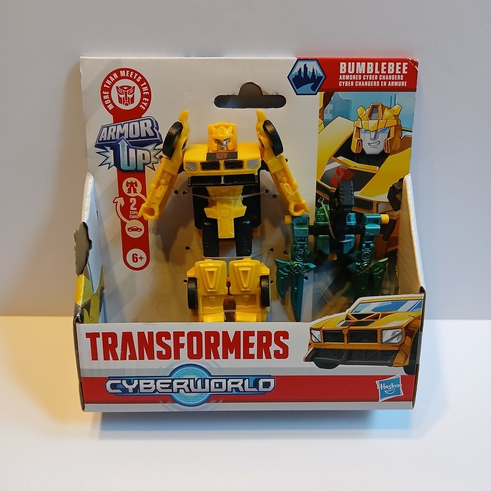 Transformers Cyberworld Armored Cyber Changers Bumblebee